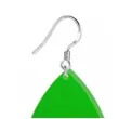 kolczyki lezki classic zielone 30x45 mm