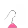 kolczyki lezki neonowe rozowe 30x45 mm