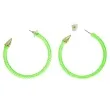 kolczyki neonowe spiralne polkola zielony widmann 2 szt