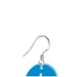 kolczyki piorka classic niebieskie 25x55 mm