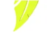 kolczyki piorka neonowe zolte 25x55 mm