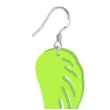 kolczyki skrzydla neonowe zielone 25x55 mm