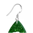 kolczyki sw patryk lezka zielone brokatowe 22x35 mm