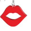 kolczyki usta czerwone 35x28 mm
