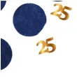 konfetti 25 urodziny niebiesko zlote folat 25g