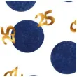 konfetti 25 urodziny niebiesko zlote folat 25g
