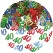 konfetti 40 kolorowe mix folat 14g