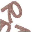 konfetti brokatowa liczba 70 rozowe zloto santex 7 cm 6 szt