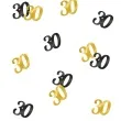 konfetti classy liczba 30 czarno zlote pd party 1 opak