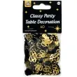 konfetti classy liczba 60 czarno zlote pd party 1 opak