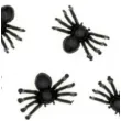 konfetti halloween czarne pajaki partypal 10 szt