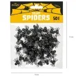 konfetti halloween czarne pajaki partypal 50 szt