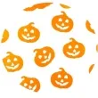 konfetti halloween pomaranczowe dynie partypal 15 g