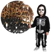 konfetti happy halloween zloto czarne santex 10 szt