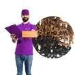 konfetti happy halloween zloto czarne santex 10 szt