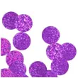 konfetti koleczka godan fioletowe holograficzne 2 cm 250 g