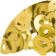 konfetti metalizowane liczba 60 zlote partydeco 15 g