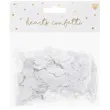 konfetti serca biale partydeco 15 g