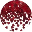konfetti serca czerwone 6 mm 30 g