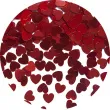 konfetti serca czerwony partydeco 5 mm 30 g