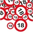 konfetti urodziny 18 znak folat 18 g
