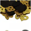 konfetti urodziny cyfra 18 zloto czarny 1 opak