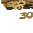 konfetti urodziny cyfra 30 zloto czarny 1 opak