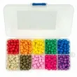 koraliki drewniane zestaw mix kolorow aliga 6mm 600 szt