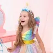 korona party diadem z kokarda blekitny partypal
