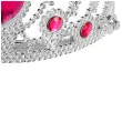 korona party tiara ksiezniczki z klejnotem rozowa widmann