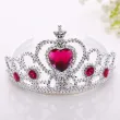 korona party tiara ksiezniczki z sercem srebrna arpex