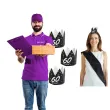 korony papierowe 60 urodziny glamour birthday 3 szt