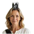 korony papierowe 70 urodziny glamour birthday 3 szt