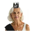 korony papierowe 90 urodziny glamour birthday 3 szt