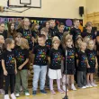 koszulka dziecieca z nadrukiem dla chlopca dziewczynki dzien kropki czarna do przedszkola 128