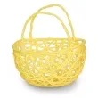 koszyczek papierowy plecionka zolta okragly aliga