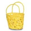 koszyczek papierowy plecionka zolta prostokatny aliga