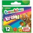 kredki glinkowe mix bambino 12 szt