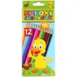 kredki olowkowe kaczorek mix titanum 12 szt