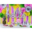 krepa dekoracyjna slim classic zielone jabluszko partydeco 5x10m