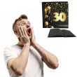 ksiega gosci album pamiatkowy na zdjecia i podpisy 30 urodziny glamour czarne kartki