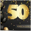 ksiega gosci album pamiatkowy na zdjecia i podpisy 50 urodziny glamour czarne kartki