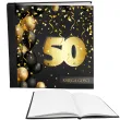 ksiega gosci album pamiatkowy na zdjecia i podpisy 50 urodziny glamour dekoracja