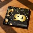 ksiega gosci album pamiatkowy na zdjecia i podpisy 50 urodziny glamour dekoracja