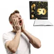 ksiega gosci album pamiatkowy na zdjecia i podpisy 50 urodziny glamour dekoracja