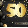 ksiega gosci album pamiatkowy na zdjecia i podpisy 50 urodziny glamour dekoracja