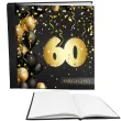 ksiega gosci album pamiatkowy na zdjecia i podpisy 60 urodziny glamour dekoracja