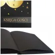 ksiega gosci album pamiatkowy na zdjecia i podpisy 80 urodziny glamour czarne kartki