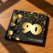 ksiega gosci album pamiatkowy na zdjecia i podpisy 90 urodziny glamour czarne kartki