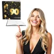 ksiega gosci album pamiatkowy na zdjecia i podpisy 90 urodziny glamour dekoracja